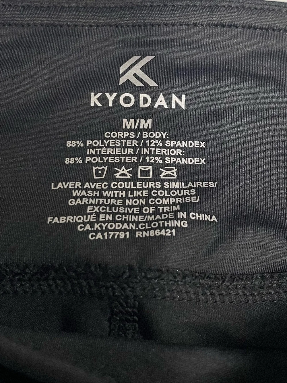 Kyodan Black Active Mini Pleated Tennis Skirt/Skort Golf Women’s Size M